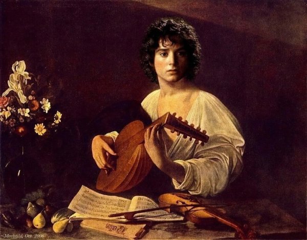 Караваджо Апостол Матфей с ангелом