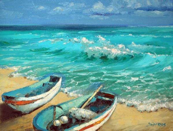 Тропические морские пейзажи живопись