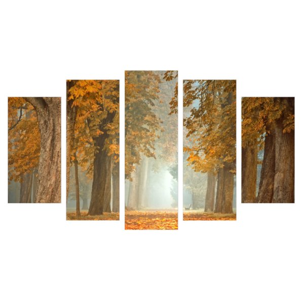 Монстера акварель триптих