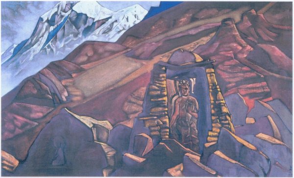 Будда Майтрейя картина Рериха