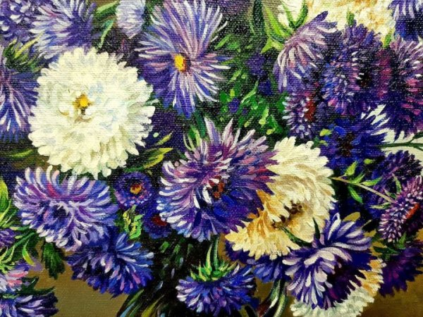 Художник Елена Кораблева картины цветы