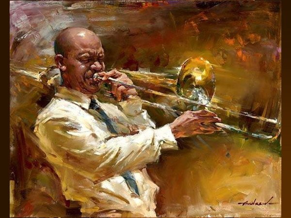 Картины Андрей Атрошенко скрипач