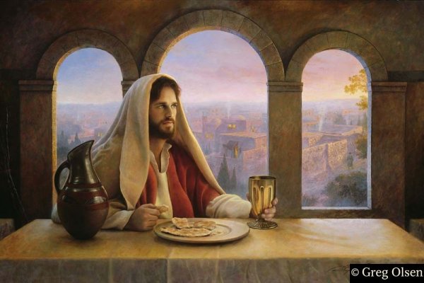 Иисус Христос картины Грег Олсен
