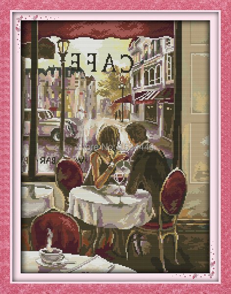 Kathryn White Парижское кафе картина