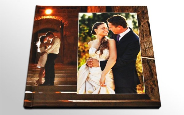 Печать на холсте пара