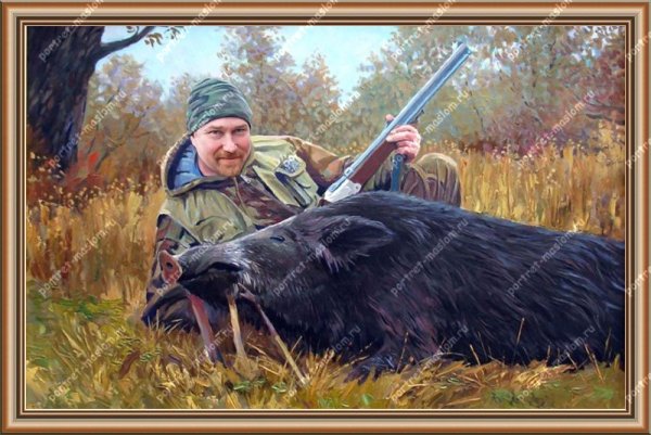 Портреты с охотой