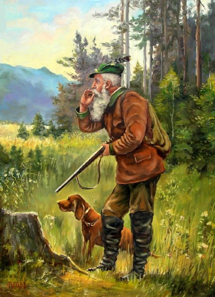 Зимние пейзажи художник Александр Мельников