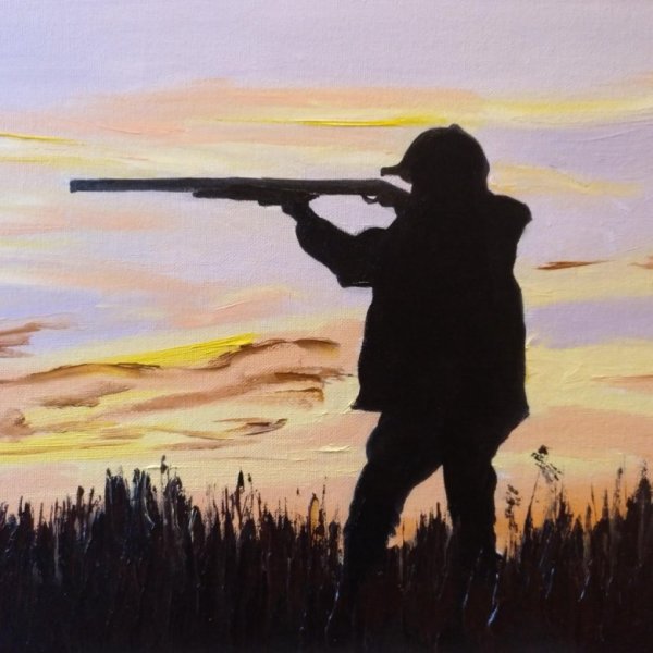 Охотник для печати на холсте