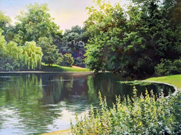 "Пруд в Билль д'Авре", коро