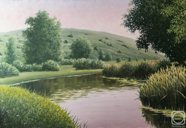 Картина пруд