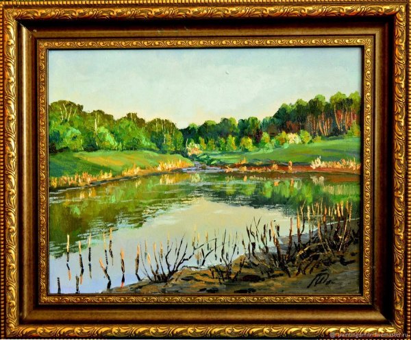 Картина Ульяновский прудик Сафронов