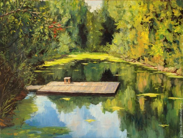 "Пруд в Билль д'Авре", коро