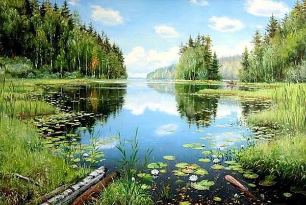 Художник пейзажист Олег Пятин