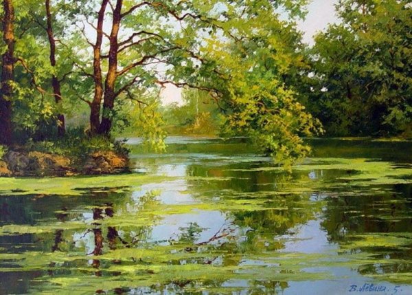 Художник Левина Виктория пейзажи