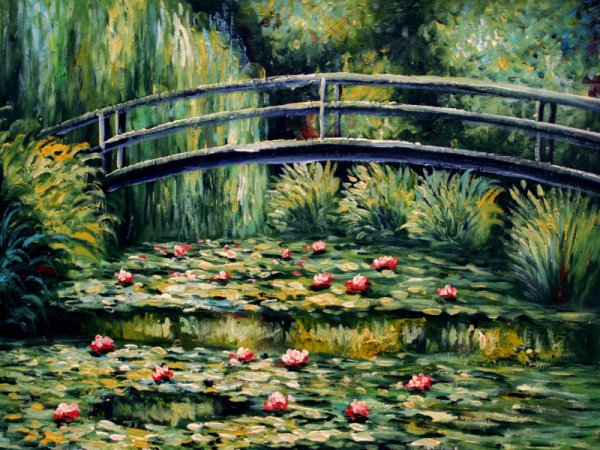 Пруд с водяными лилиями Клод Моне