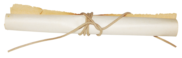 Бумага свернутая в трубочку