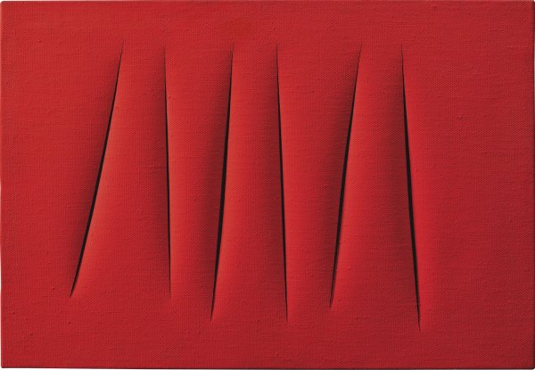 Лучо фонтана пространственная концепция