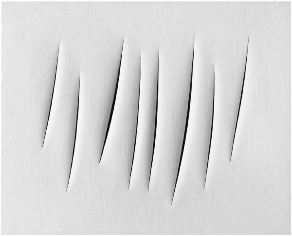 Пространственная концепция ожидание Лучо фонтана