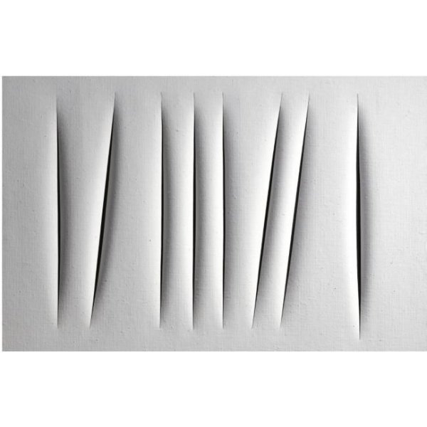 Лючио фонтана пространственная концепция ожидание 1960