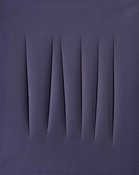 Лучо фонтана Concept spatiale