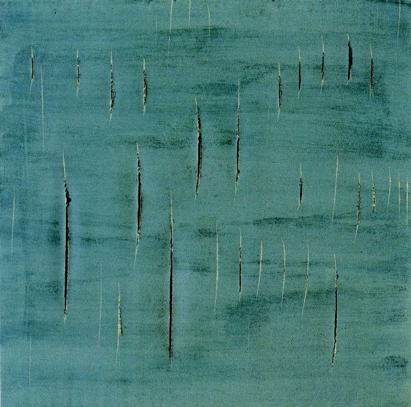 Картины Лучио фонтана в Помпиду с названиями