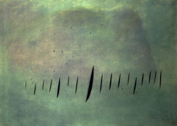 Лучо фонтана пространственная концепция