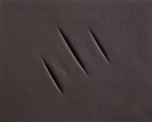 Порезанный холст художник