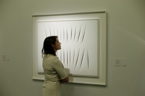 Лучано фонтана художник