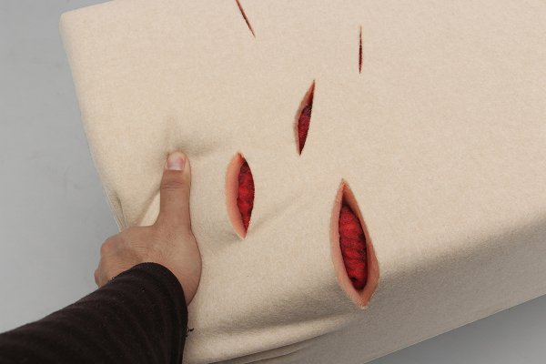 Старая холщовая ткань