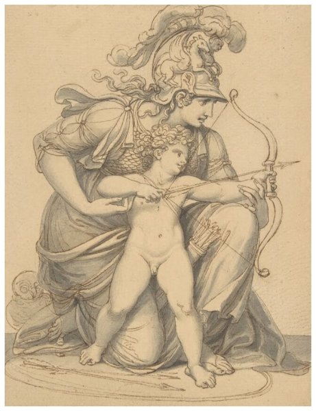 Амур и Минерва