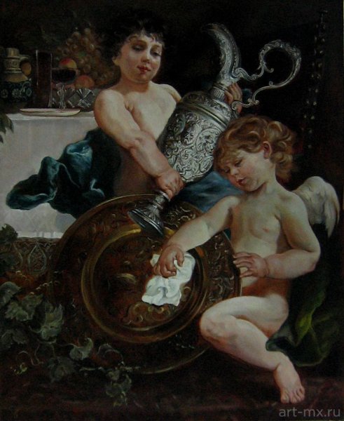 Купидоны живопись