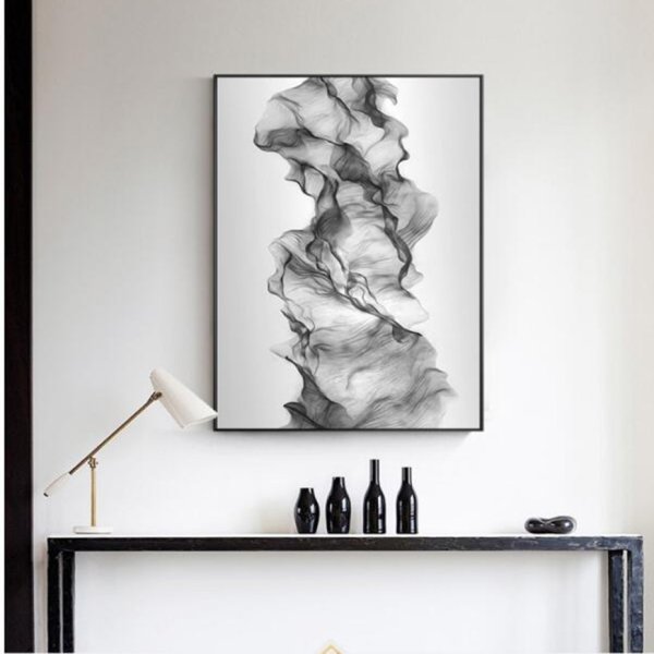 Современный арт черно белый