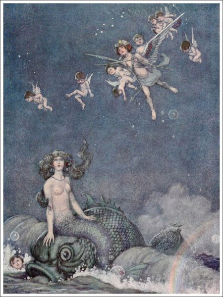 Иллюстрации в стиле ню