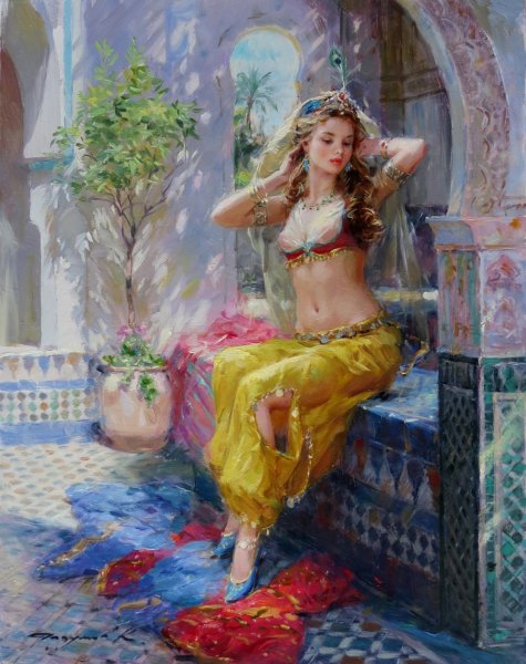 Живопись Константин Разумов гарем
