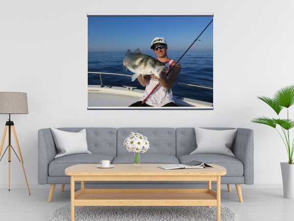 Пейзаж с рыбаком