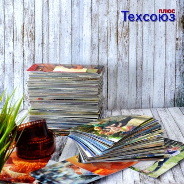 Фото на холсте стопка