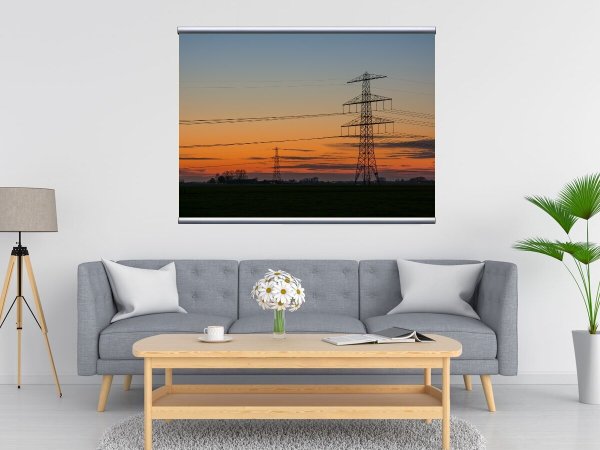 Электрическая картина на стену