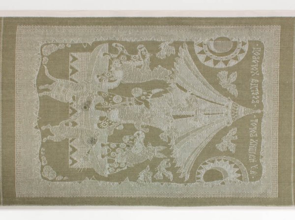 Ткань полотенечная льняная