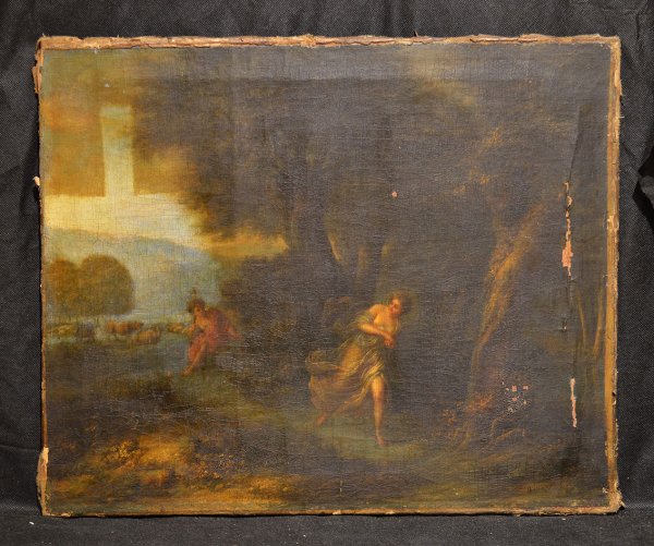 Старинные картины на реставрации