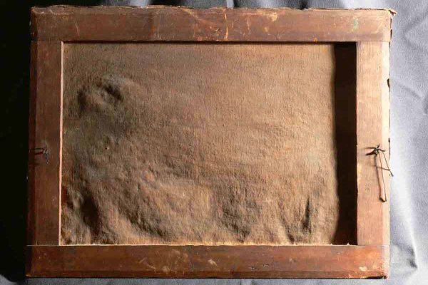 Картина на реставрации табличка