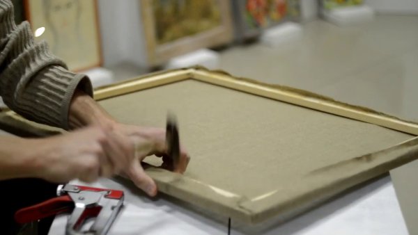 Проклейка холста для живописи