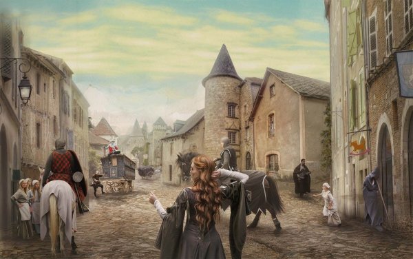 Улицы средневекового города