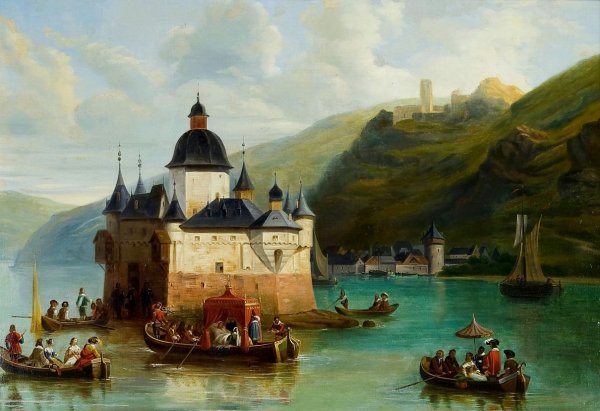 Средневековый пейзаж в живописи