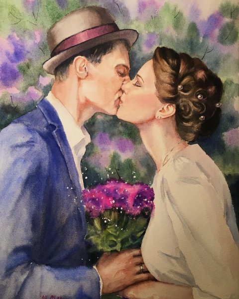 Романтичный портрет пары