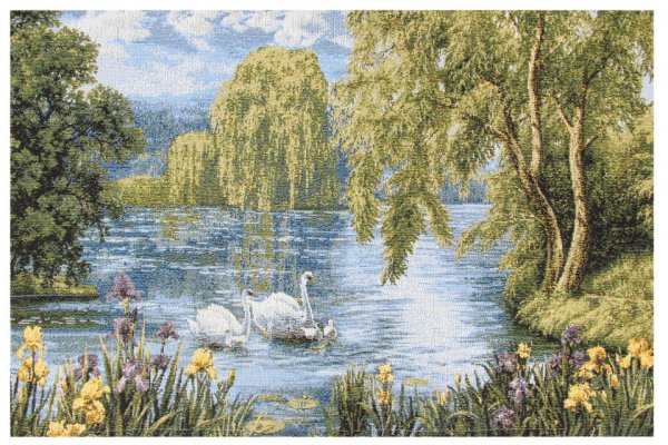 Лебединое озеро гобелен