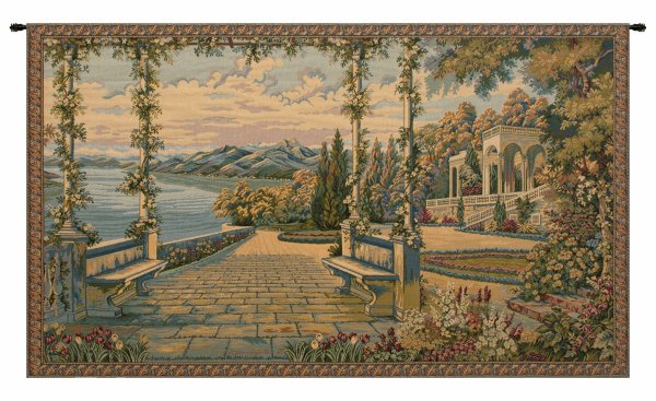 Итальянский гобелен картины озеро Комо