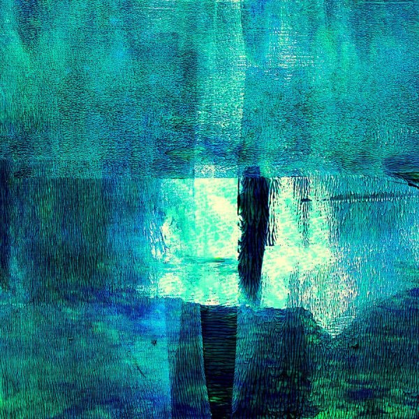 Абстракция в бирюзовых тонах