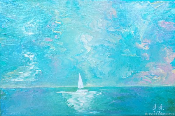 Бирюзовый цвет в живописи