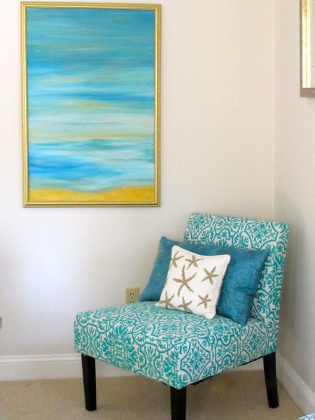 Абстракция в бирюзовых тонах