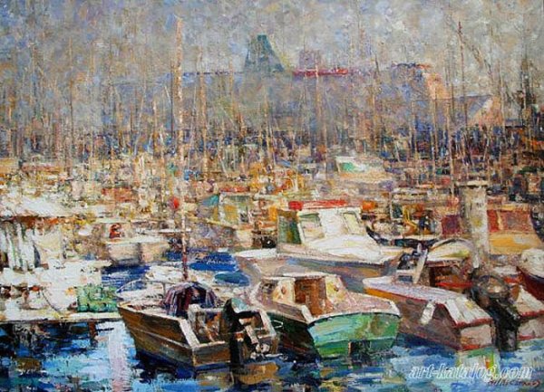 Порт Новороссийск пейзаж